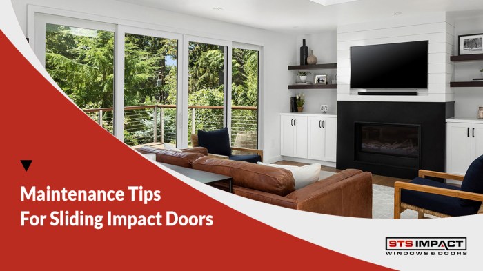 Upkeep Advice for Hurricane Impact Sliding Doors